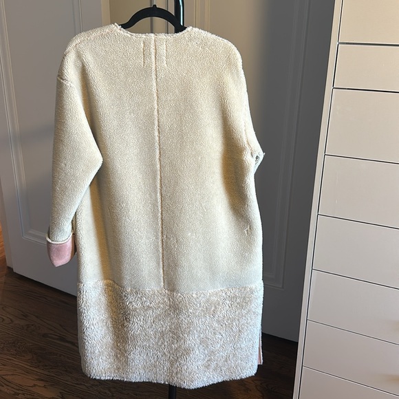 Zara (S) faux shearling coat - Picture 5 of 11